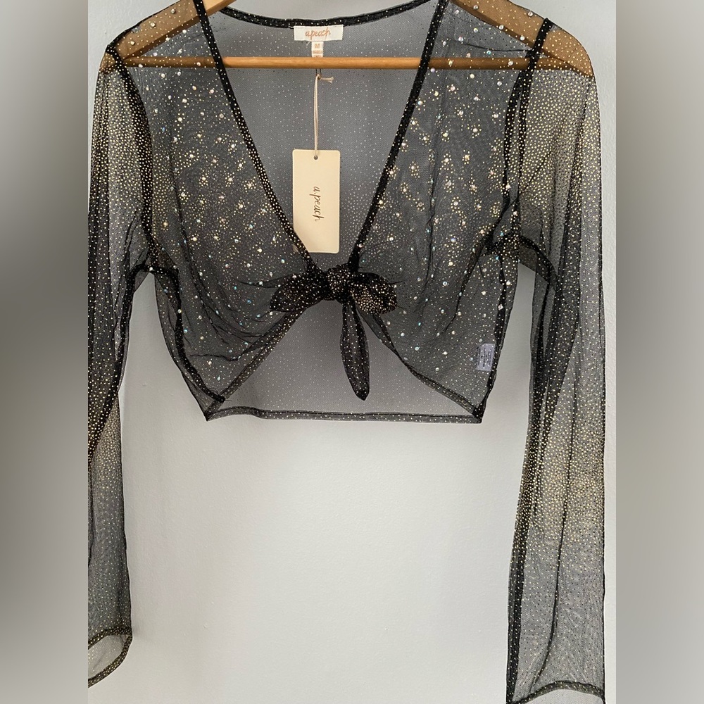 Music fest costume black and gold star set